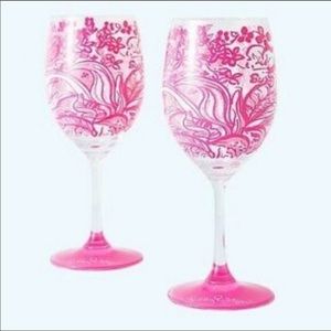 Lilly Pulitzer wine glasses